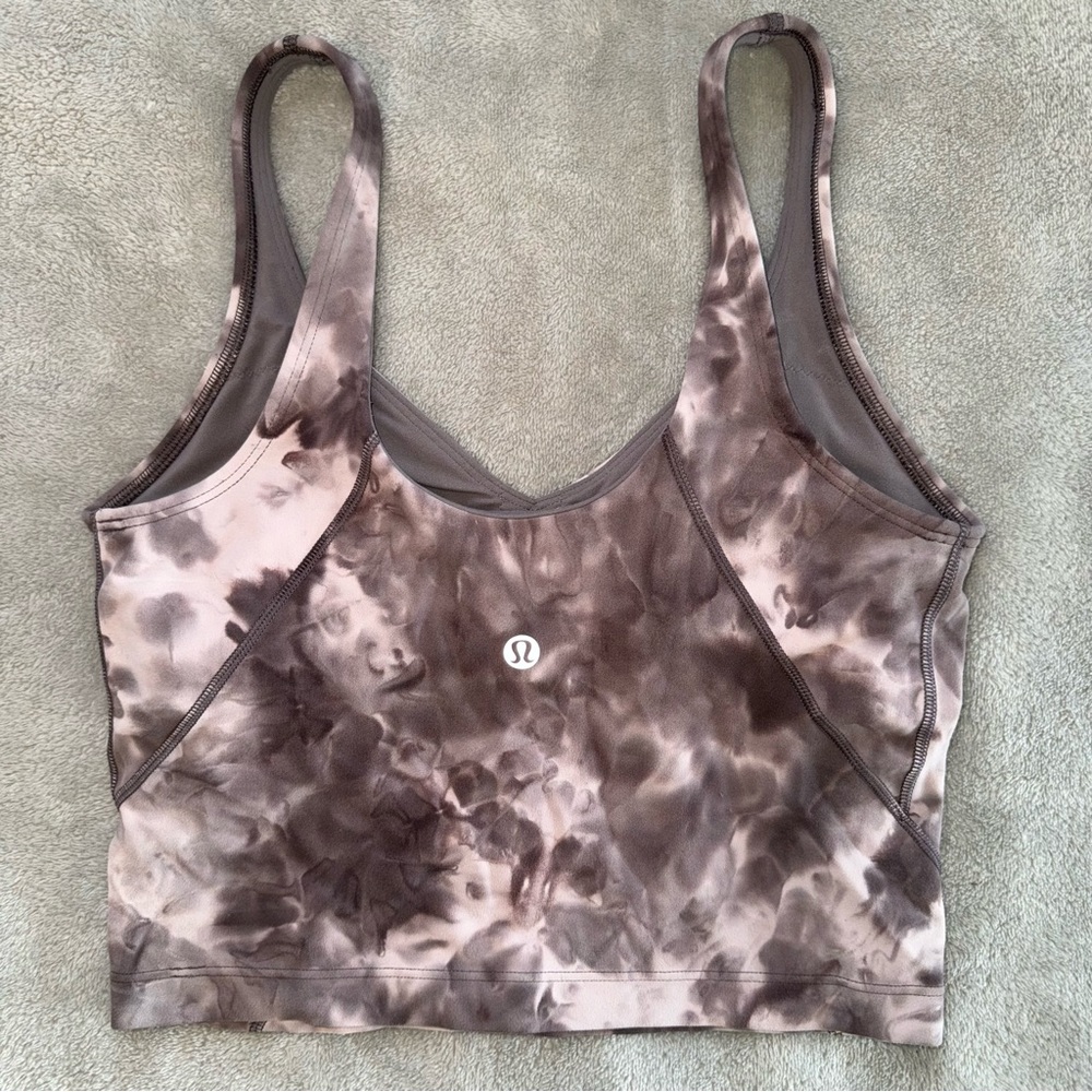 Lululemon Align Tank Top Diamond Dye Mink Bery Lunar Rock Shadow Grey - Picture 2 of 6